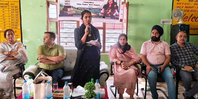 Mission Director NHM reviews developmental initiatives in border villages