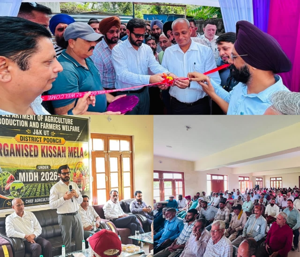 One-Day Kisan Mela organised under MIDH at Agriculture Extension Office, Jhullas