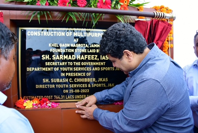 Khel Gaon emerging as quality sporting facility in Jammu region: Sarmad Hafeez