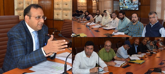  Saurabh Bhagat reviews status of skilling of youth identified under B2V, MTMP in J&K