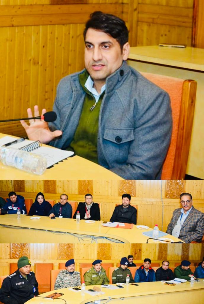   Expansion of Srinagar International Airport: Aijaz Asad chairs meeting of CISF, CRPF , Civil Aviation Officers