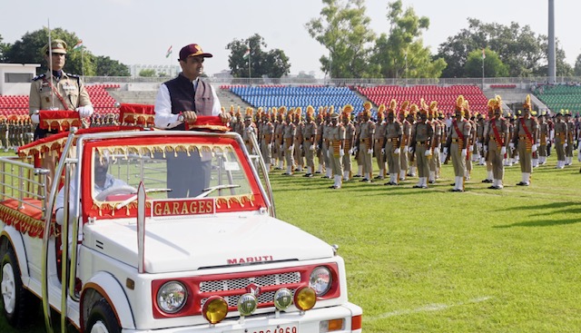   Div Com Jammu inspects Full Dress Rehearsal 