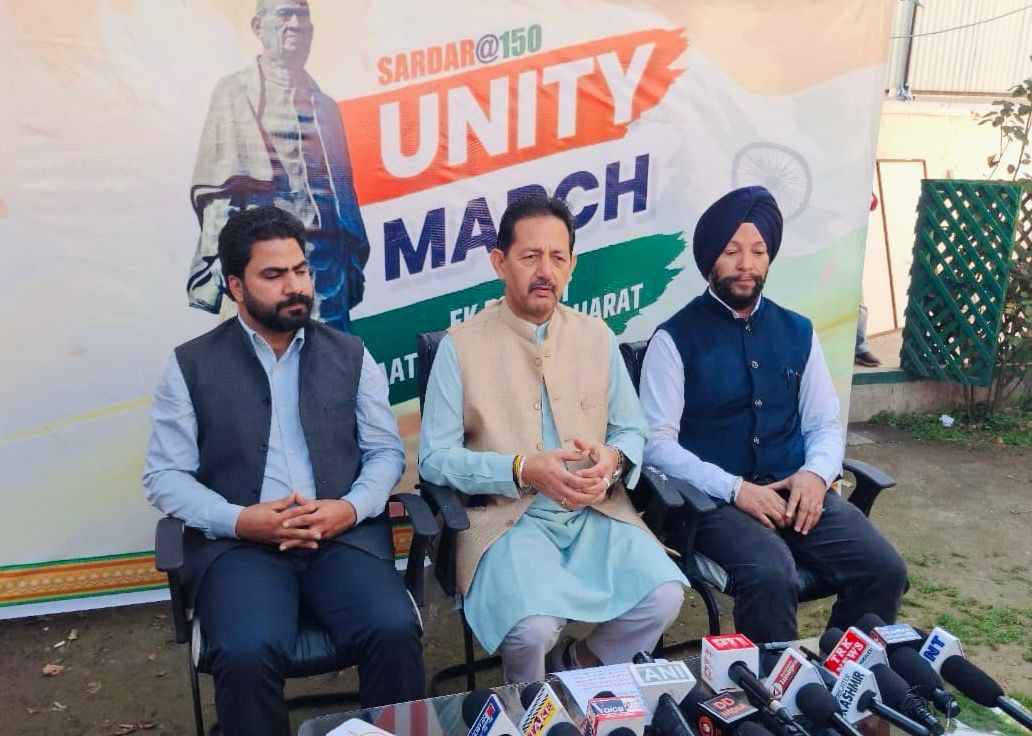 'BJP to hold unity Marches, Seminars on 150 th Birth Anniv of Sardar Vallabhbhai Patel in Kashmir'