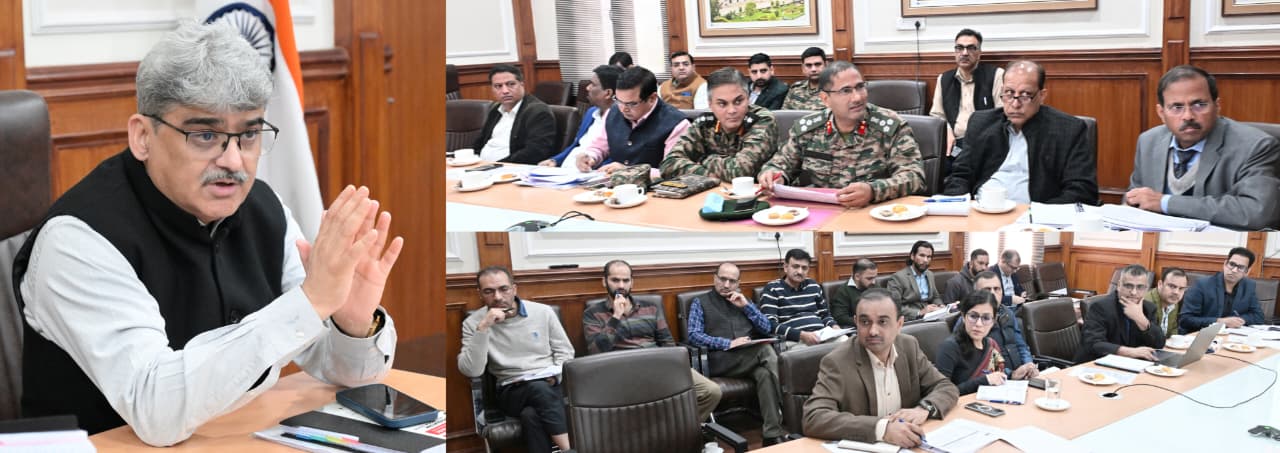 ' CS Atal Dulloo reviews progress of major highways and tunnels across J&K'