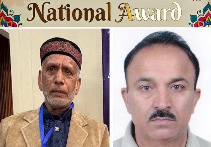 ' Manzoor A. Khan & Khawaja Nazir Ali honoured in Carpet weaving, Sozni embroidery; 2 others get special mention'