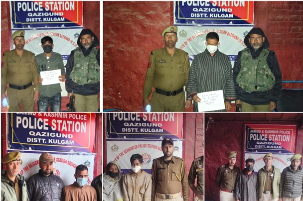 Kulgam Police cracks down on Narcotics Drug Smugglers under NDPS Act: 10 FIRs Registered in 3 Weeks