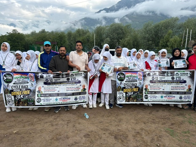  Mega Cycle Race Pedal for Drug-Free J&K inspires Youth against Drug Abuse