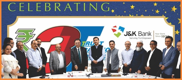 ' J&K Bank crosses business milestone of Rs 3 trillion'