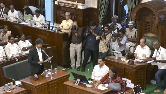 'TVK Govt Wins Trust Vote With Support From Cong, Left'