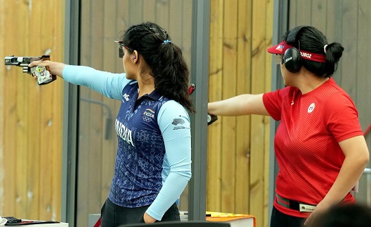 Indian Trio shoots Gold in Women’s 25m Pistol Event in Asian Games 2023