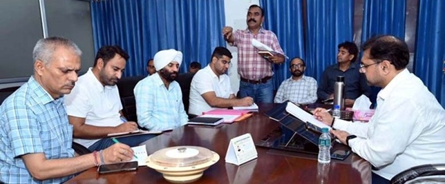 Minister Satish Sharma issues directions in high level Transport meeting 