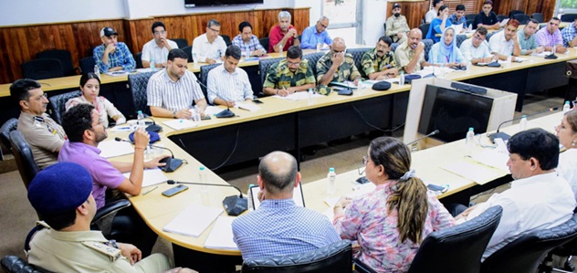 DC Jammu reviews the flood preparedness and mitigation measures in the district