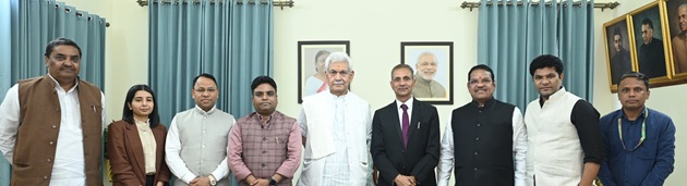 Parliamentary Standing Committee on Energy call on Lieutenant Governor Shri Manoj Sinha