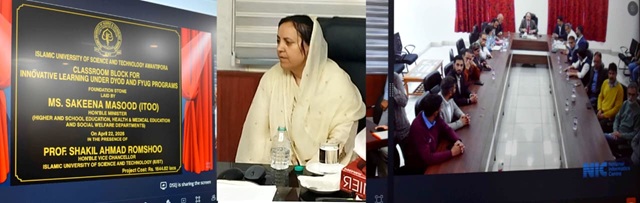 Sakina appreciates Director School Education, Jammu, for improving Class 10th result to 89%