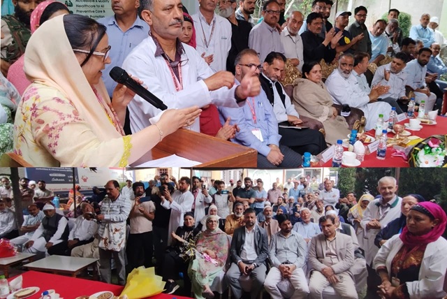 Govt Committed to strengthen healthcare infrastructure, patient care across J&K: Sakeena Itoo 