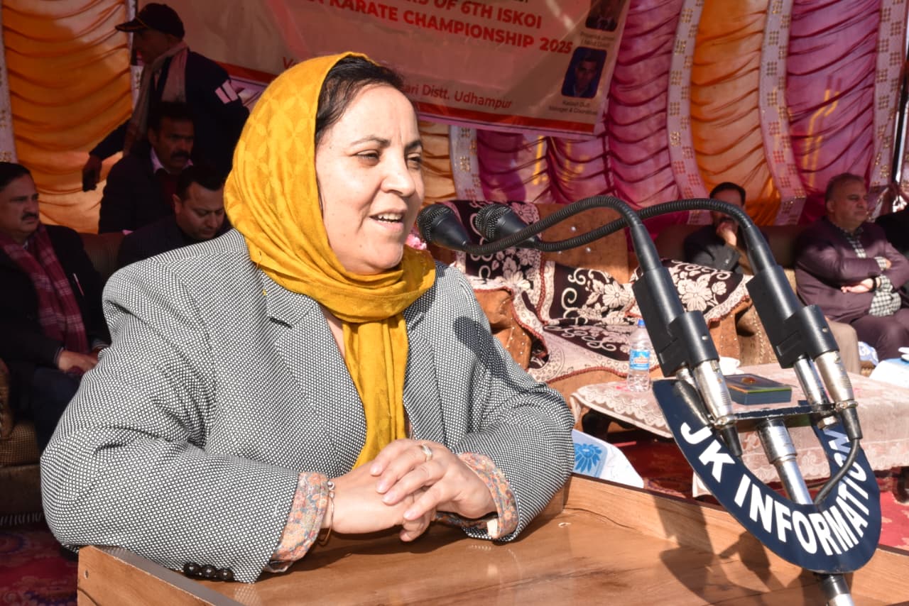  Sakeena Itoo visits Panchari Udhampur, felicitates winners of 6th ISKOI India Karate Championship–2025