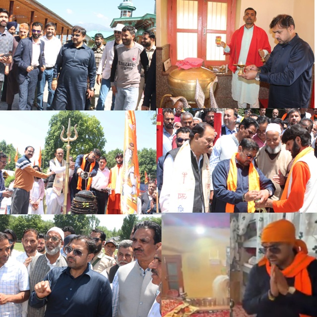 Satish Sharma attends Adhikmas Kumbh 2026 at Mattan, visits religious shrines; reviews sports infra 