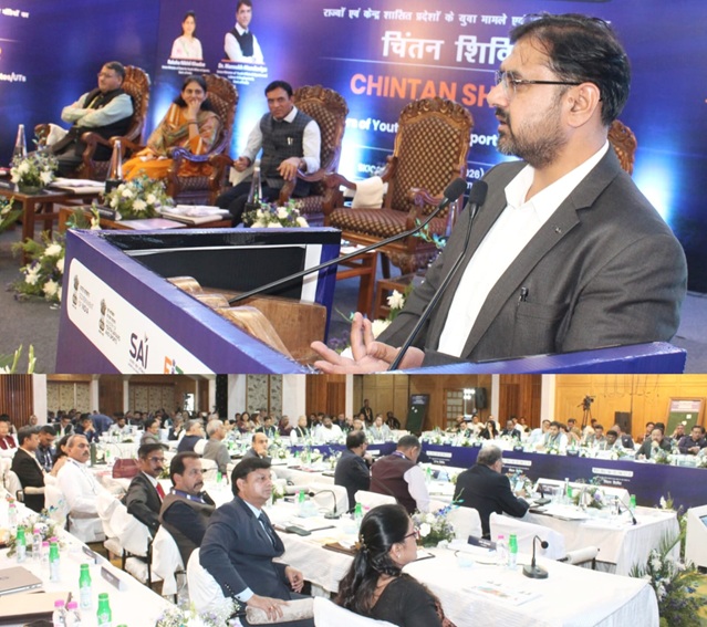 Minister Satish Sharma calls for establishing sports university in J&K 