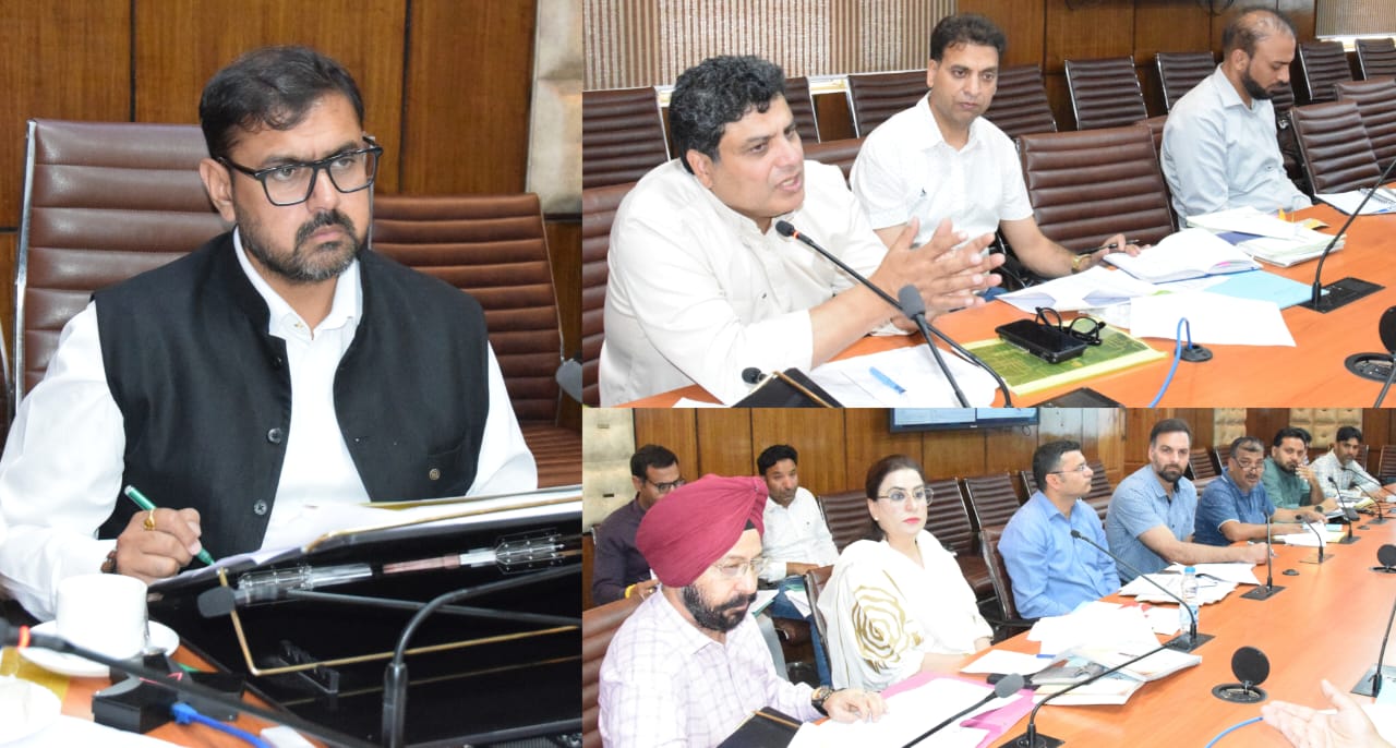 Satish Sharma reviews J&K Sports Department’s development initiatives