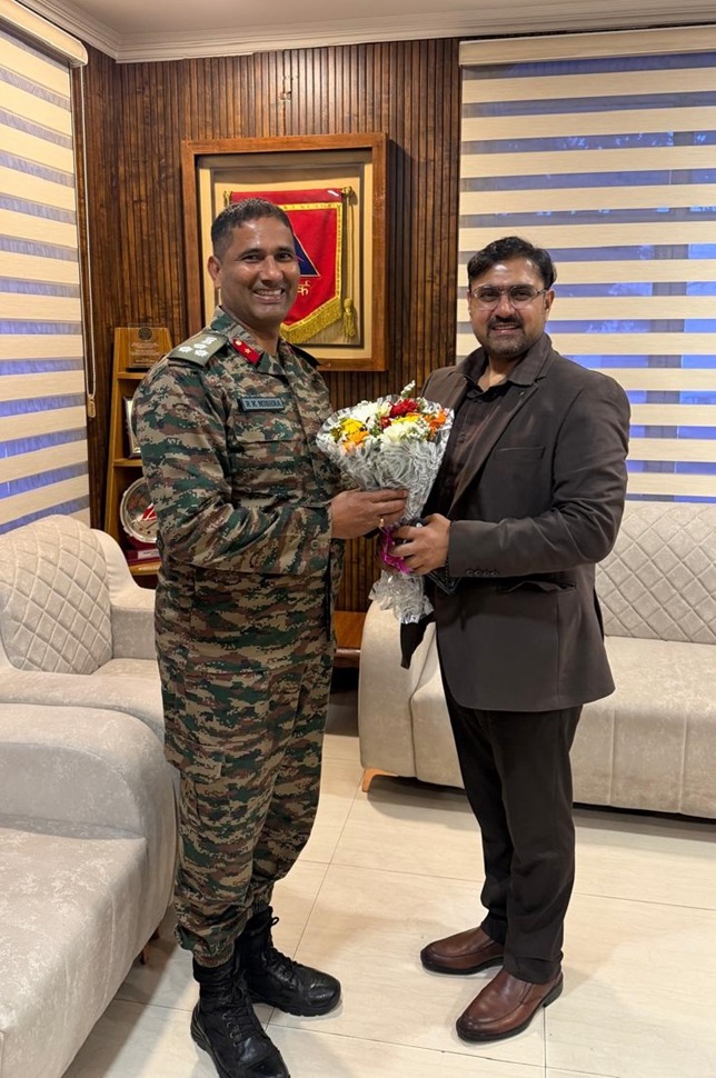 Minister Satish Sharma reviews border infra dev with BRO Chief