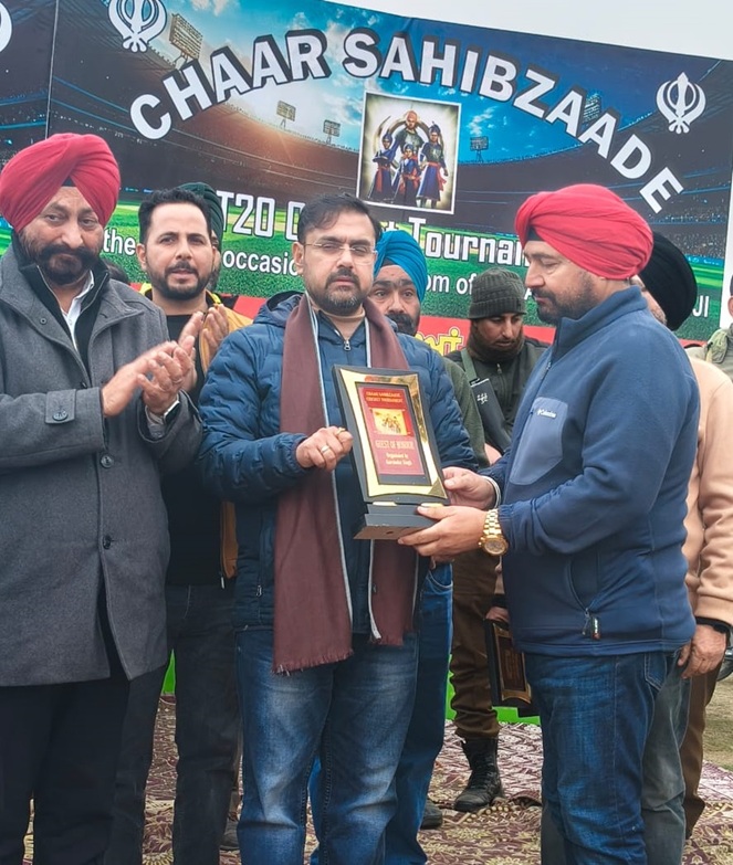 'Satish Sharma announces sports infrastructure upgrade'