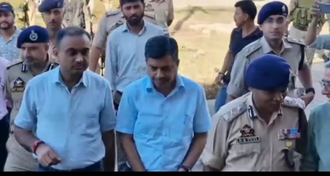 Div Com & IG Jammu review cloud burst issues at Kathua