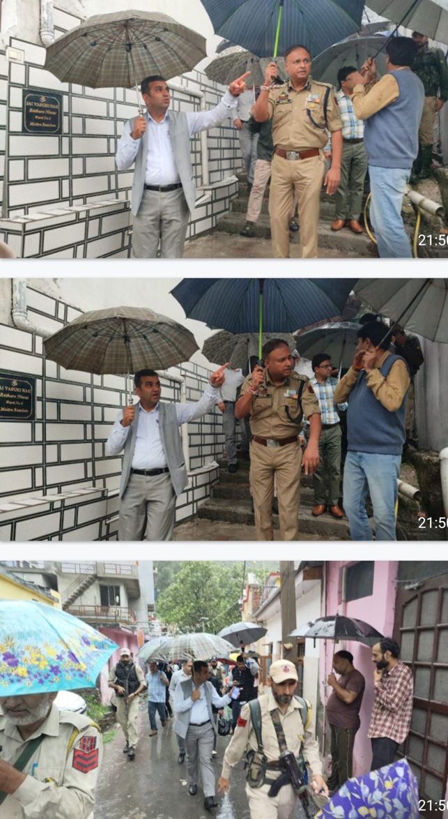 'DC Ramban put all frontline departments, rescue agencies on high alert '
