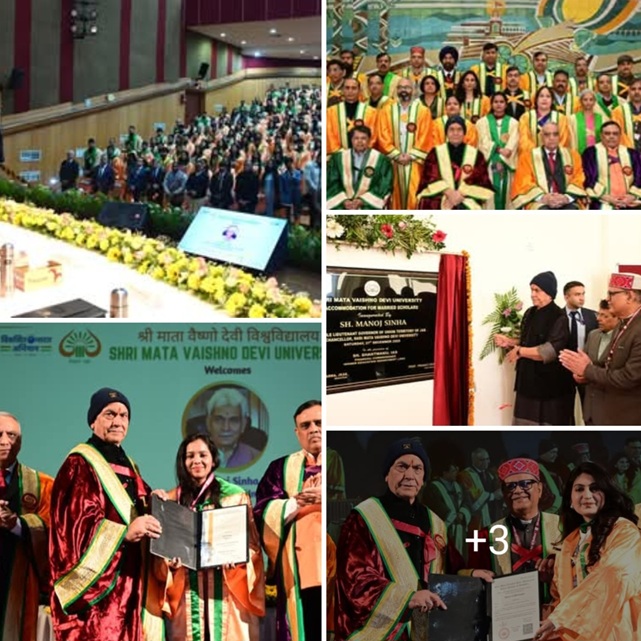 LG Manoj Sinha addresses 11th Convocation Ceremony of Shri Mata Vaishno Devi University