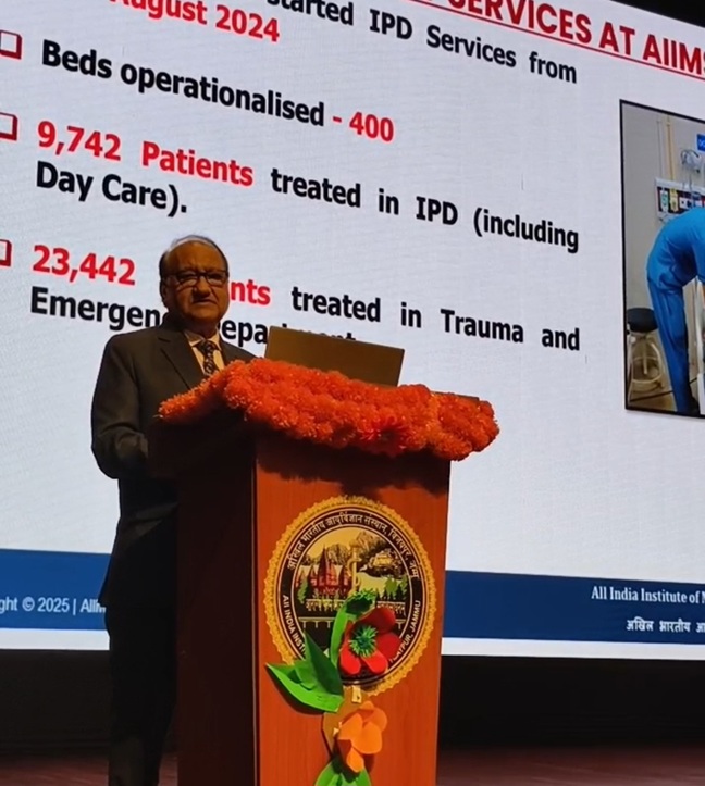 AIIMS, Vijaypur strengthening Super-Speciality Services : Dr Shakti