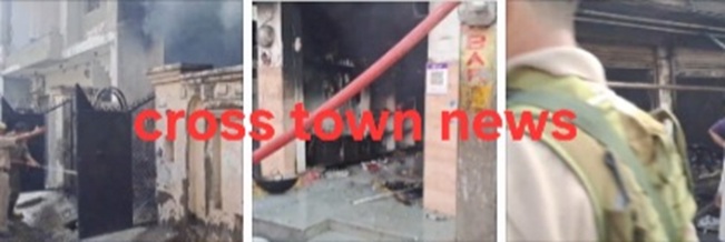 Massive Fire at 3 Shops in Channi Himmat Jammu 