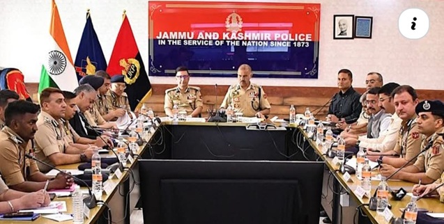 'DGP J&K chairs Security review meeting over  SANJY'