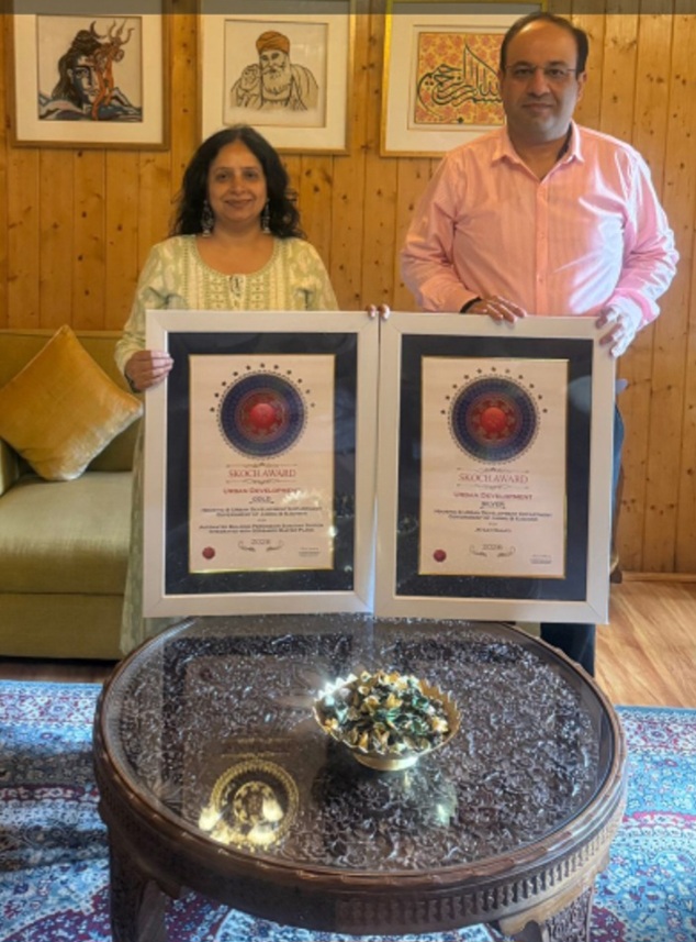 J&K H&UDD receives Two Prestigious SKOCH National Awards for Digital Governance Initiatives