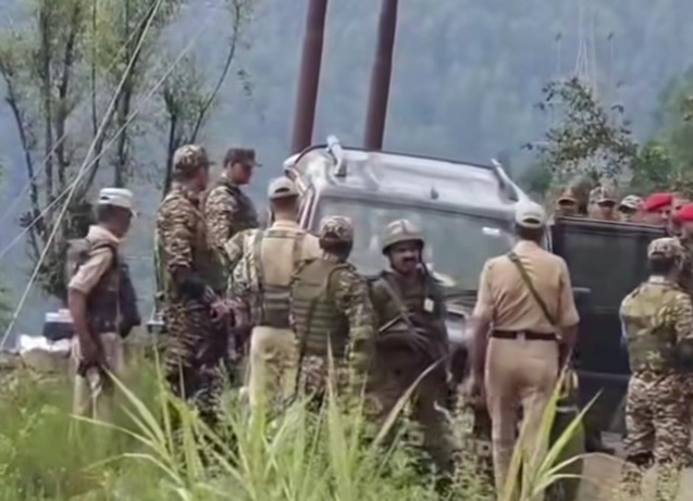 Police fires at a suspicious Scorpio after it failed to stop at a checkpoint in J&K