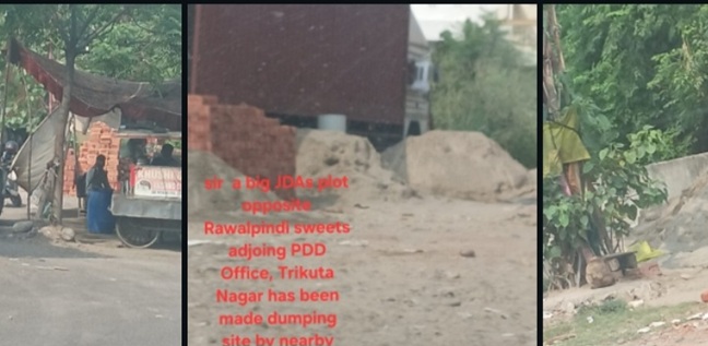 Is Jammu Dev Authority intentionally making Trikuta Nagar as a den of dumping yard of Garbage to create diseases?