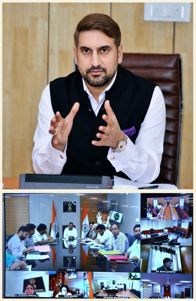  Aijaz Asad reviews development Plans of Vibrant Villages