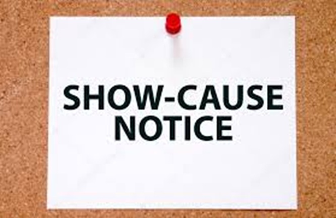 Show Cause Notice to 09 J&K Govt Officials 