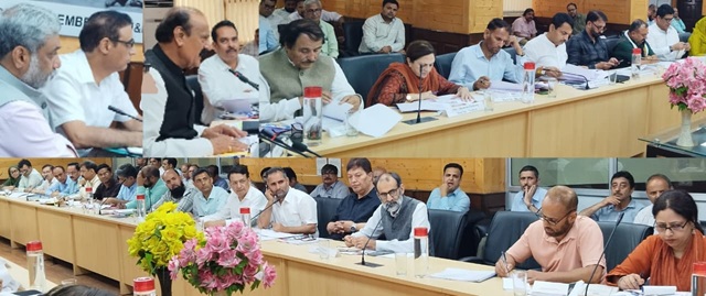 Slathia chairs PAC meeting, examine C&AG's audit paras pertaining to Jal Shakti Department 