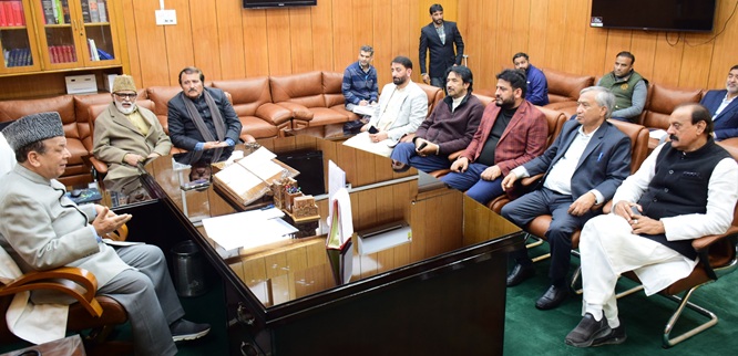  Speaker chairs All Party, BAC meeting at Jammu