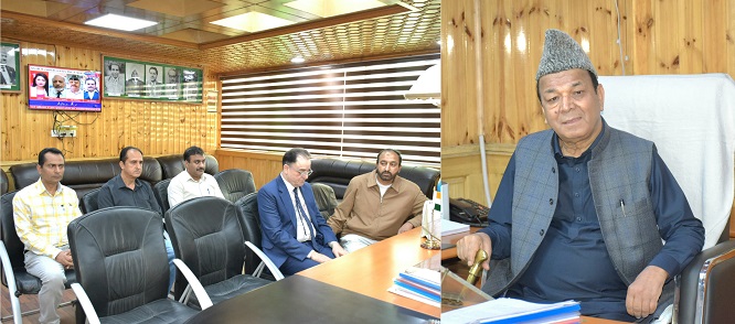 Speaker visits Assembly Complex Srinagar