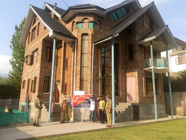'Srinagar Police attaches immovable properties worth nearly Rs 3.5 crore belonging to two alleged drug peddlers '