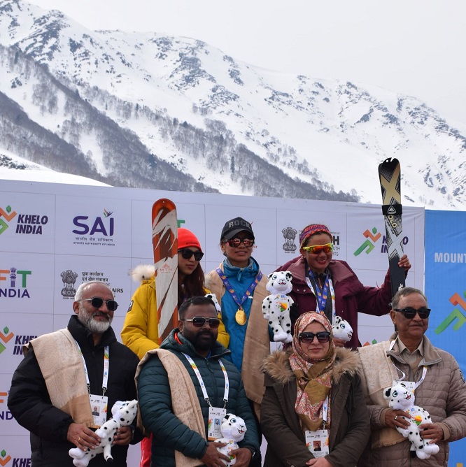  Thrills & triumphs mark inaugural day of Khelo India Winter Games 2025 in Gulmarg