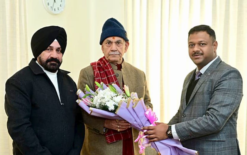 Senior Railway Officers call on LG J&K