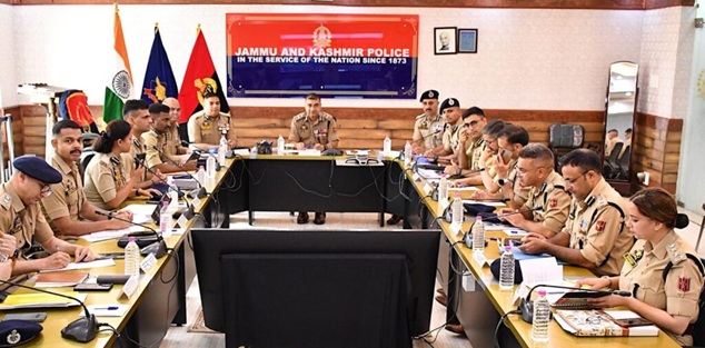 'IGP Kashmir Zone, V. K. Birdi takes stock of arrangements for peaceful conduct of SANJY & Muharram observances'