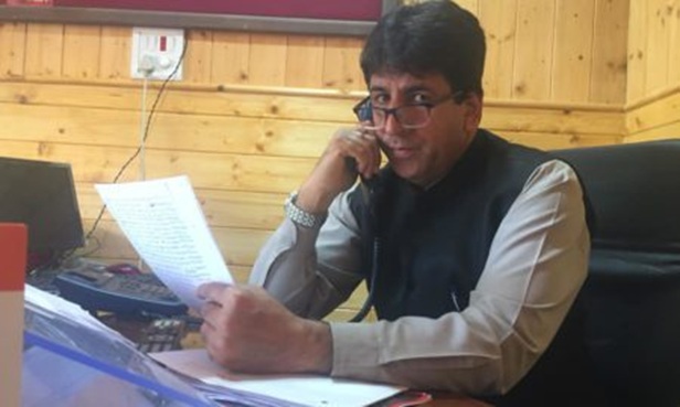  MLA Veeri alleges Attempts made by Assistant Engineer to divert road macadamisation