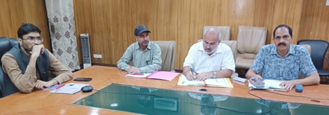 VC JDA reviews functioning of Engineering Wing