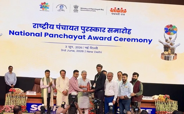Under Aijiaj Asad,  one Panchayat of J&K wins National Panchayat Award 2025: Ranks 3rd among 2.5 Lakh Panchayats across India 