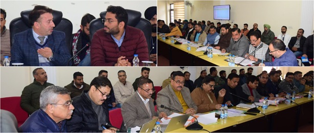 Mission Director JJM and DDC Jammu Review Progress of Jal Jeevan Mission Works 