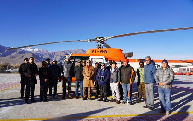 ' Kavinder Gupta inaugurates newly revised/expanded B-3 Helicopter Services for enhancing connectivity, promoting tourism'