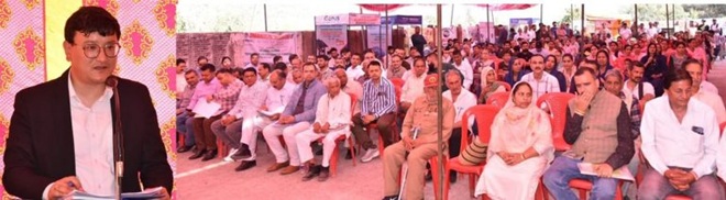 DC Udhampur convenes public outreach camp