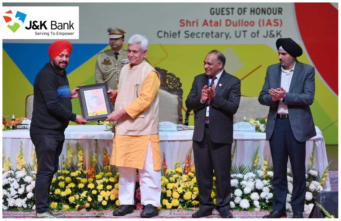 'LG chairs J&K Bank’s Sewa Se Swabhiman Program ;Lauds J&K  Bank'